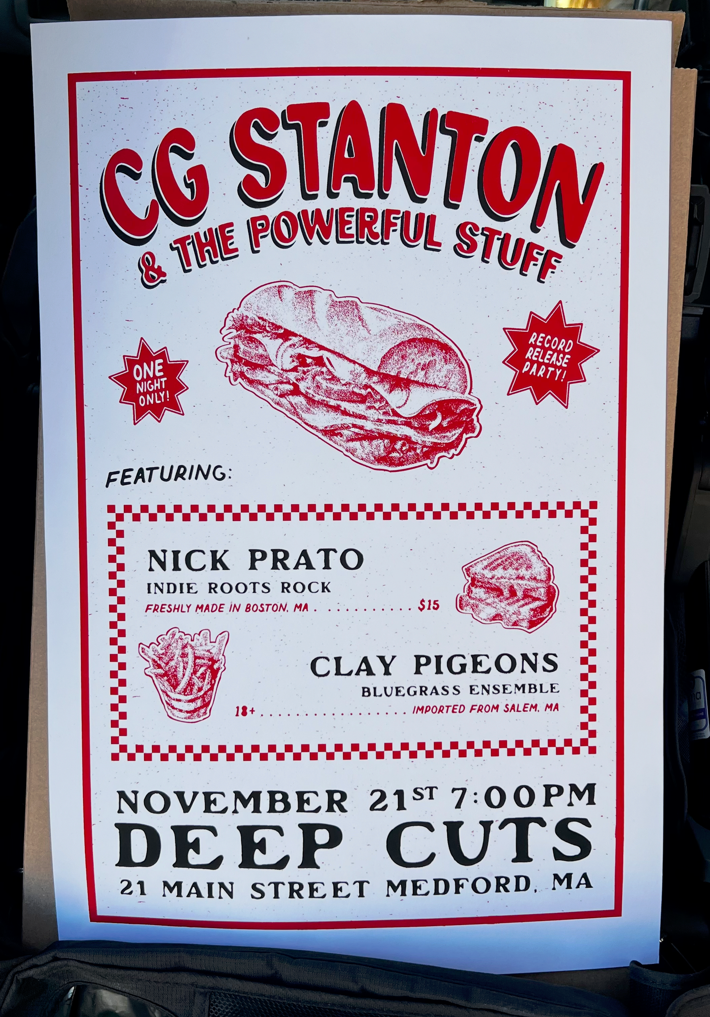 Record Release Show Poster